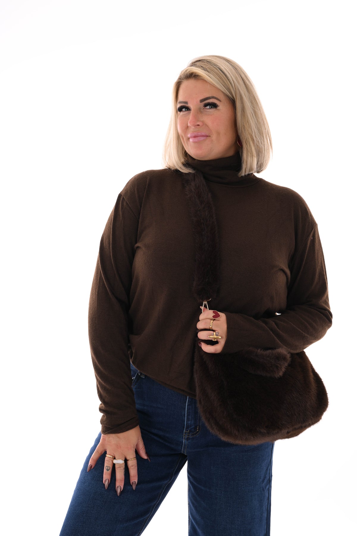 Basic coltrui donkerbruin