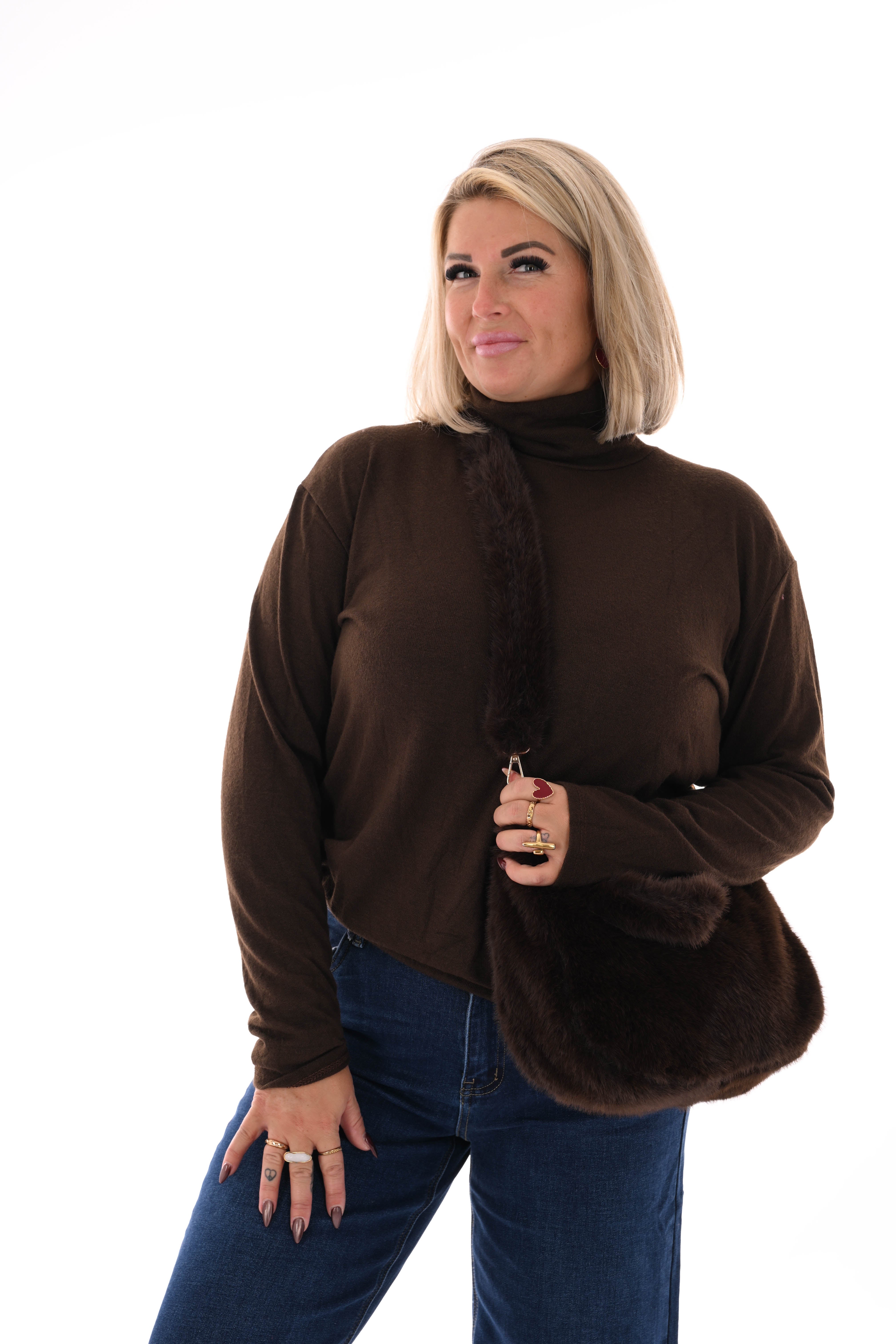 Basic coltrui donkerbruin