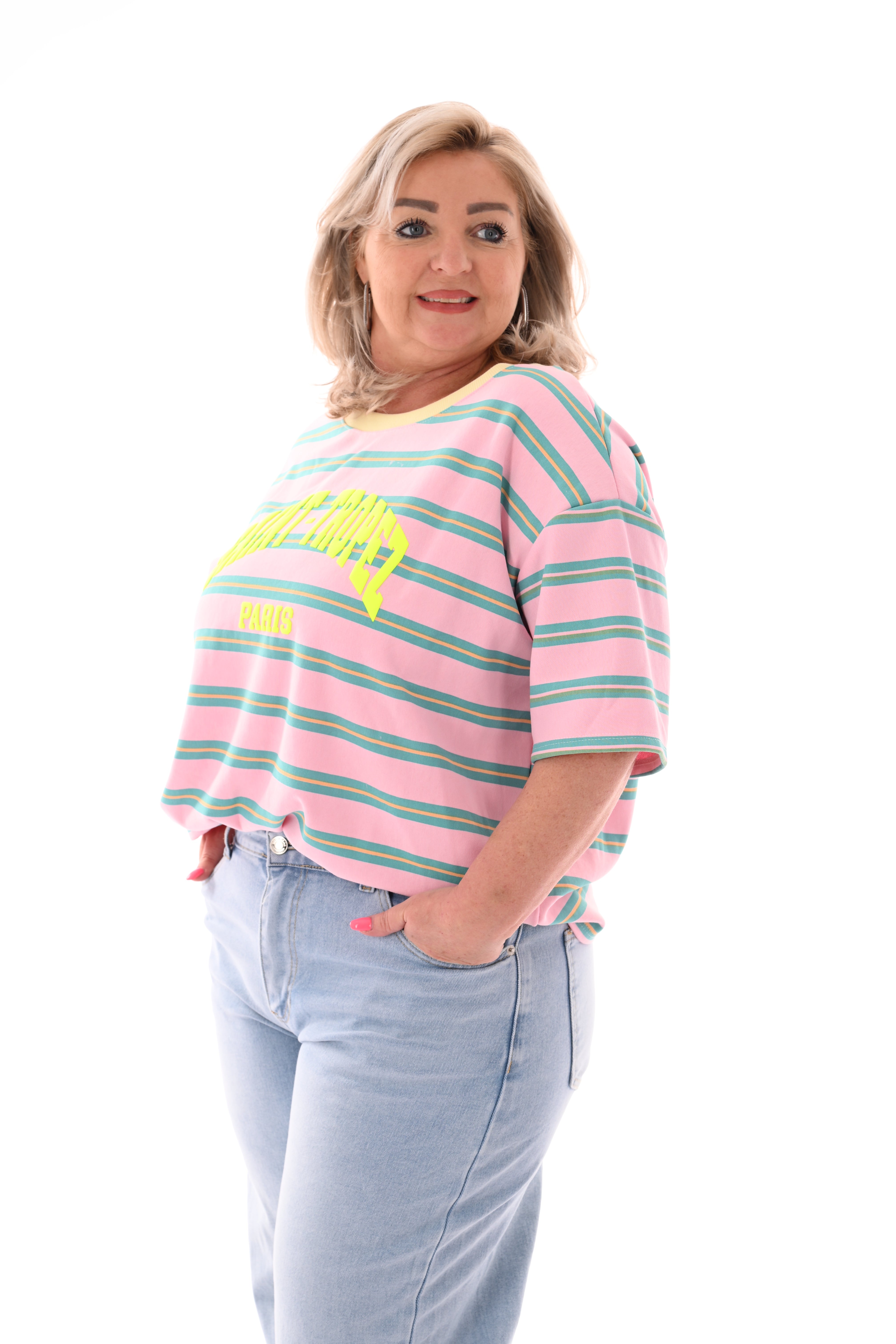 Sweatshirt Saint Tropez roze
