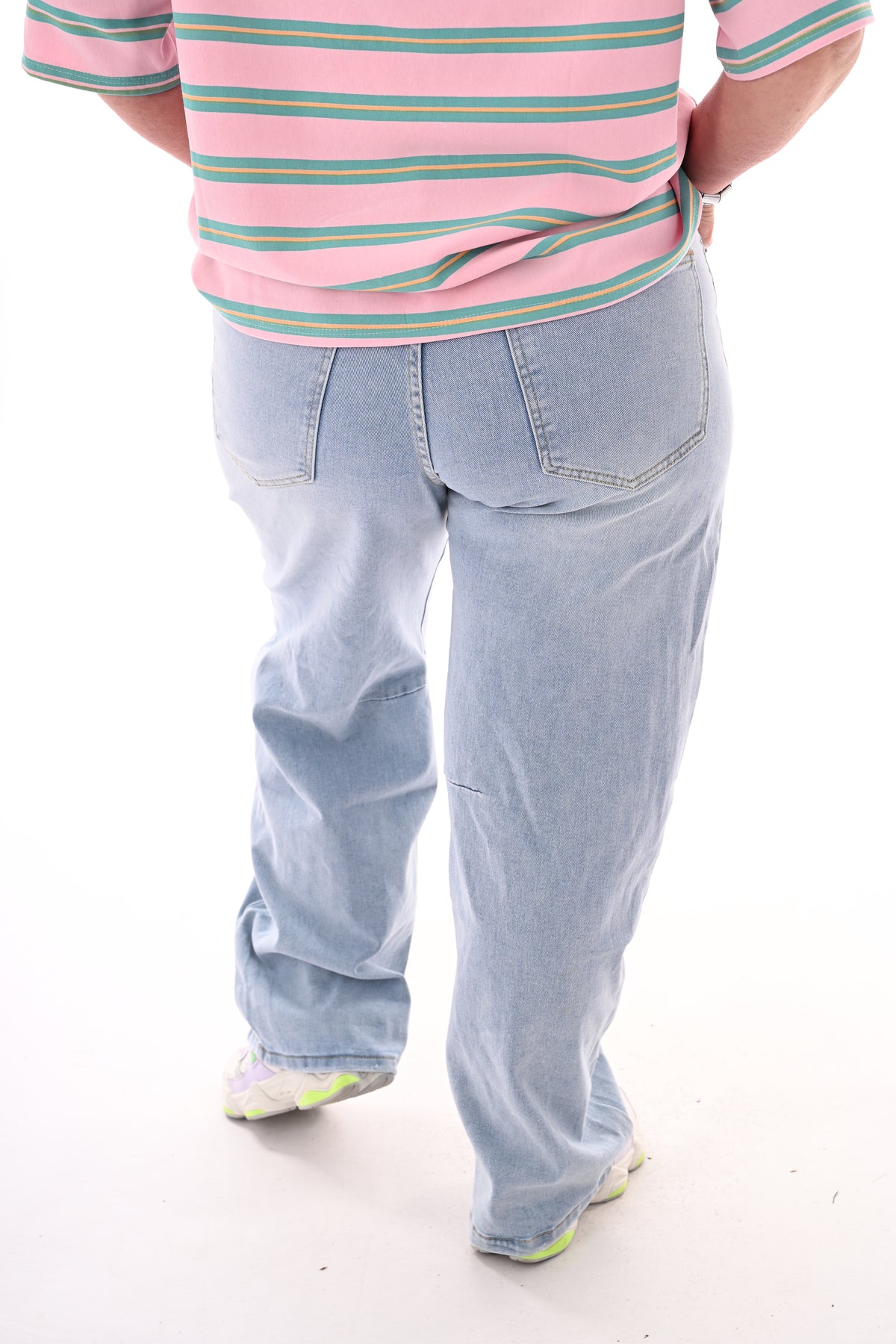 Marivy Ballon fit jeans lichtblauw