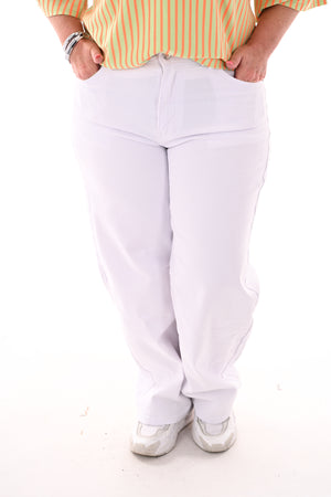 Marivy Ballon fit jeans wit