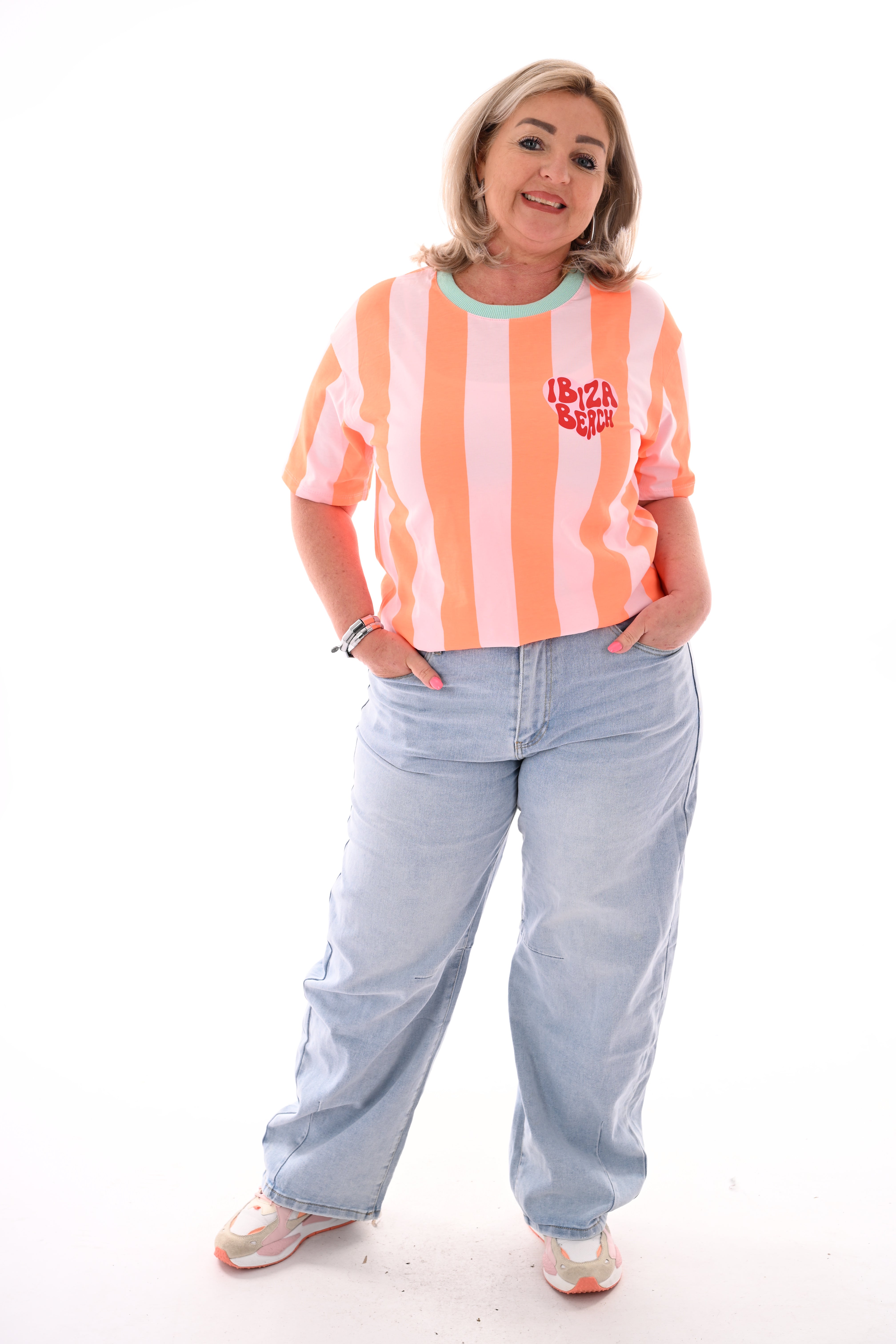 Shirt Ibiza beach oranje