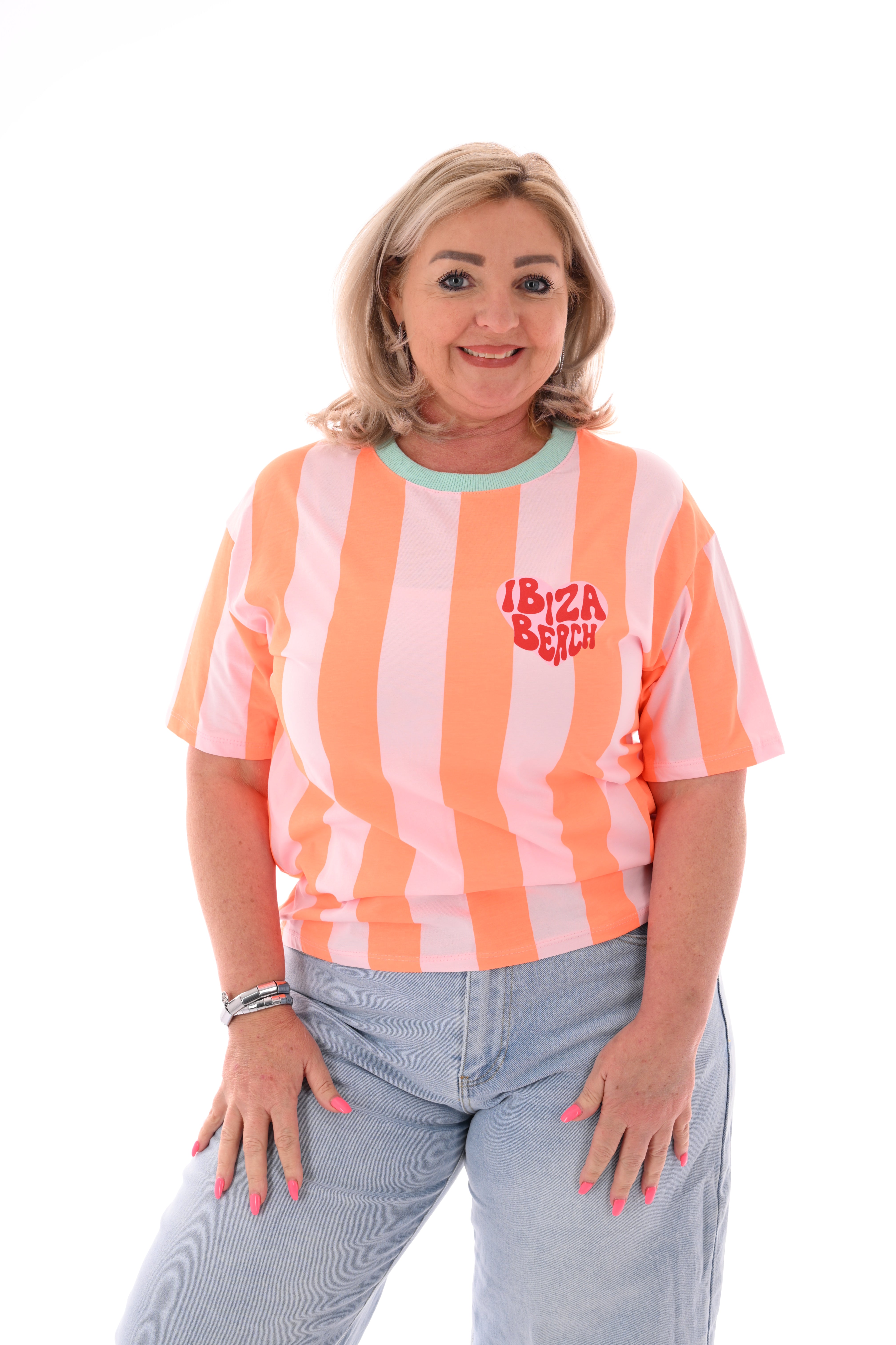 Shirt Ibiza beach oranje