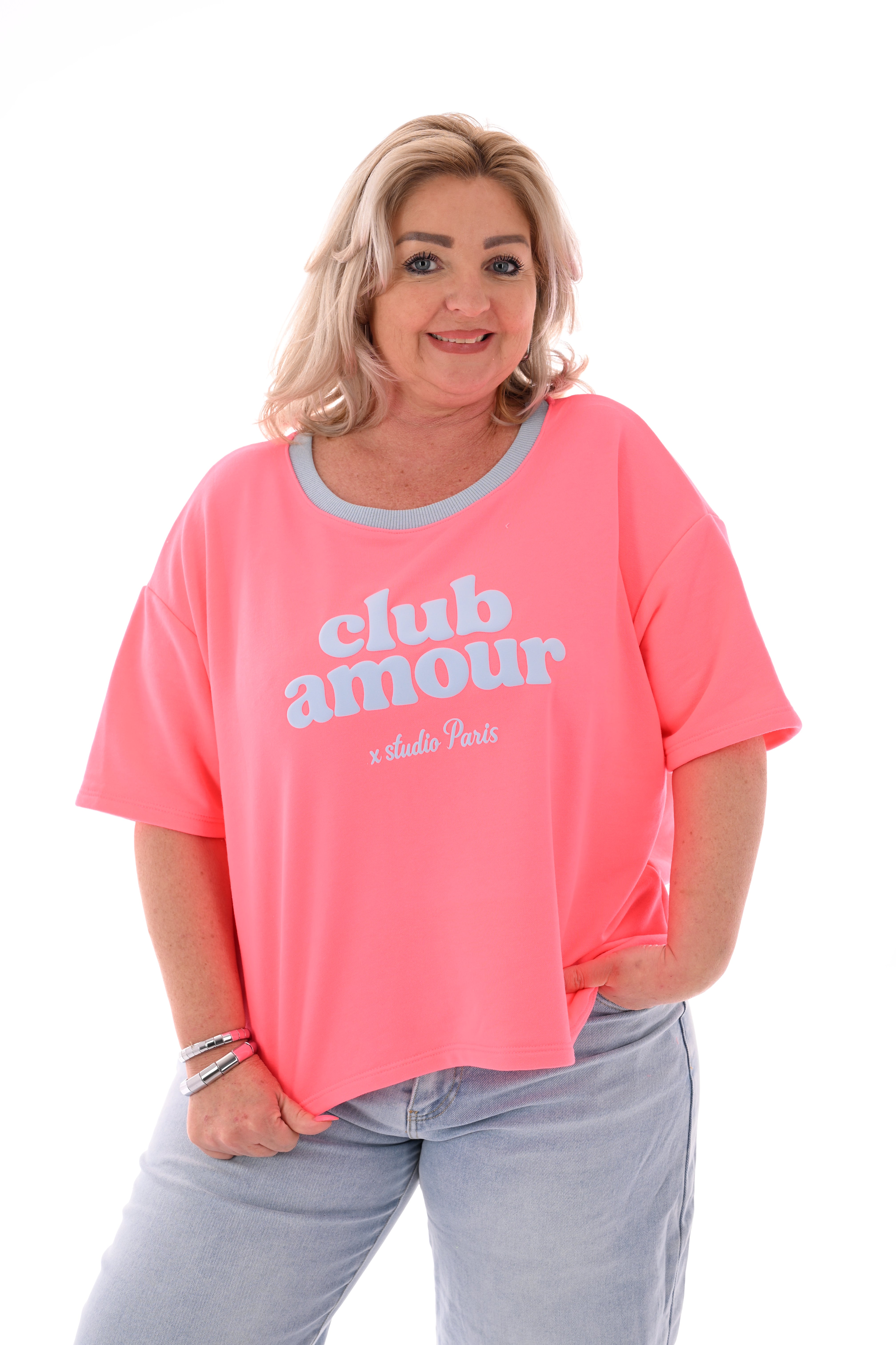 Sweatshirt club amour neonroze
