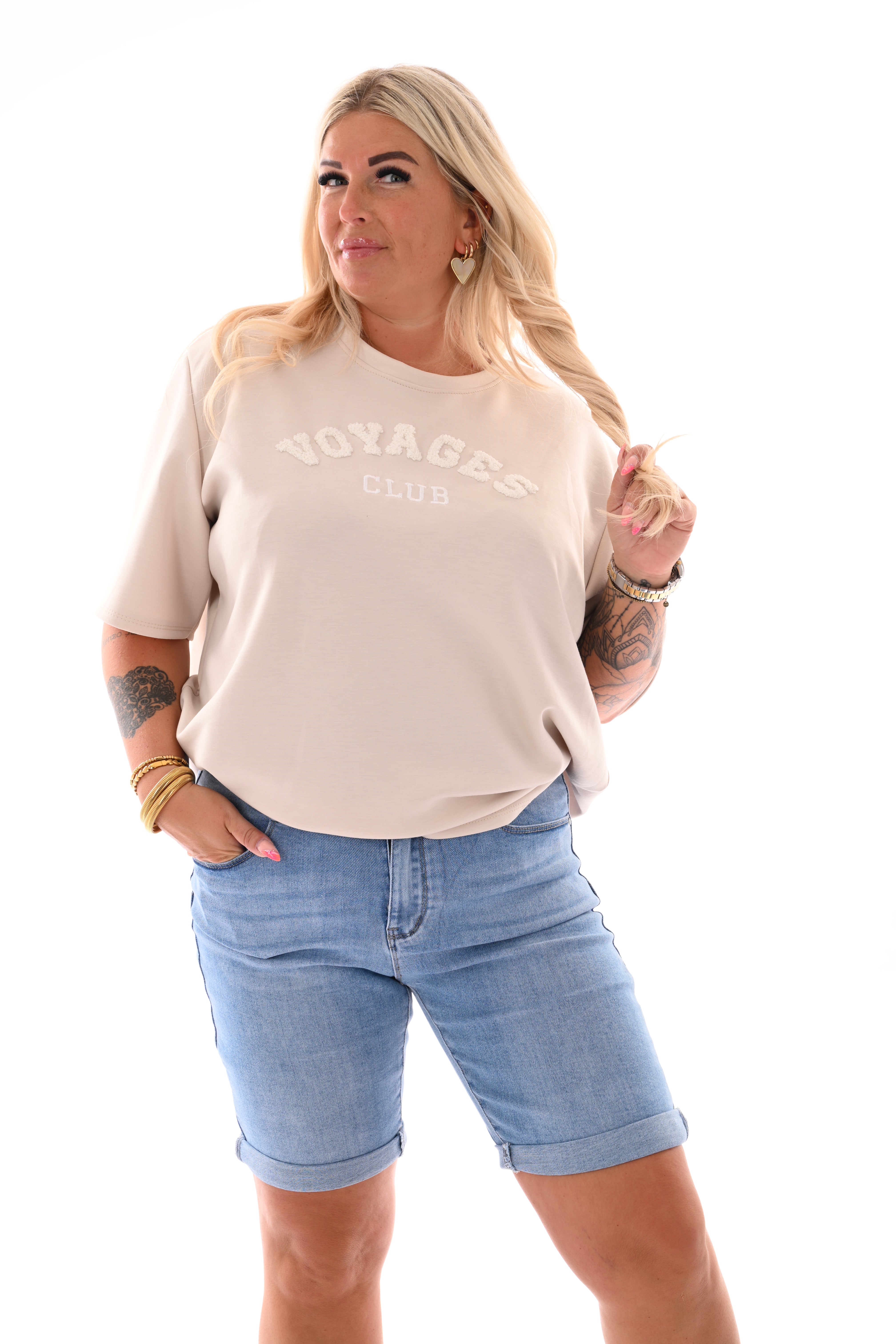 Top Voyage club beige
