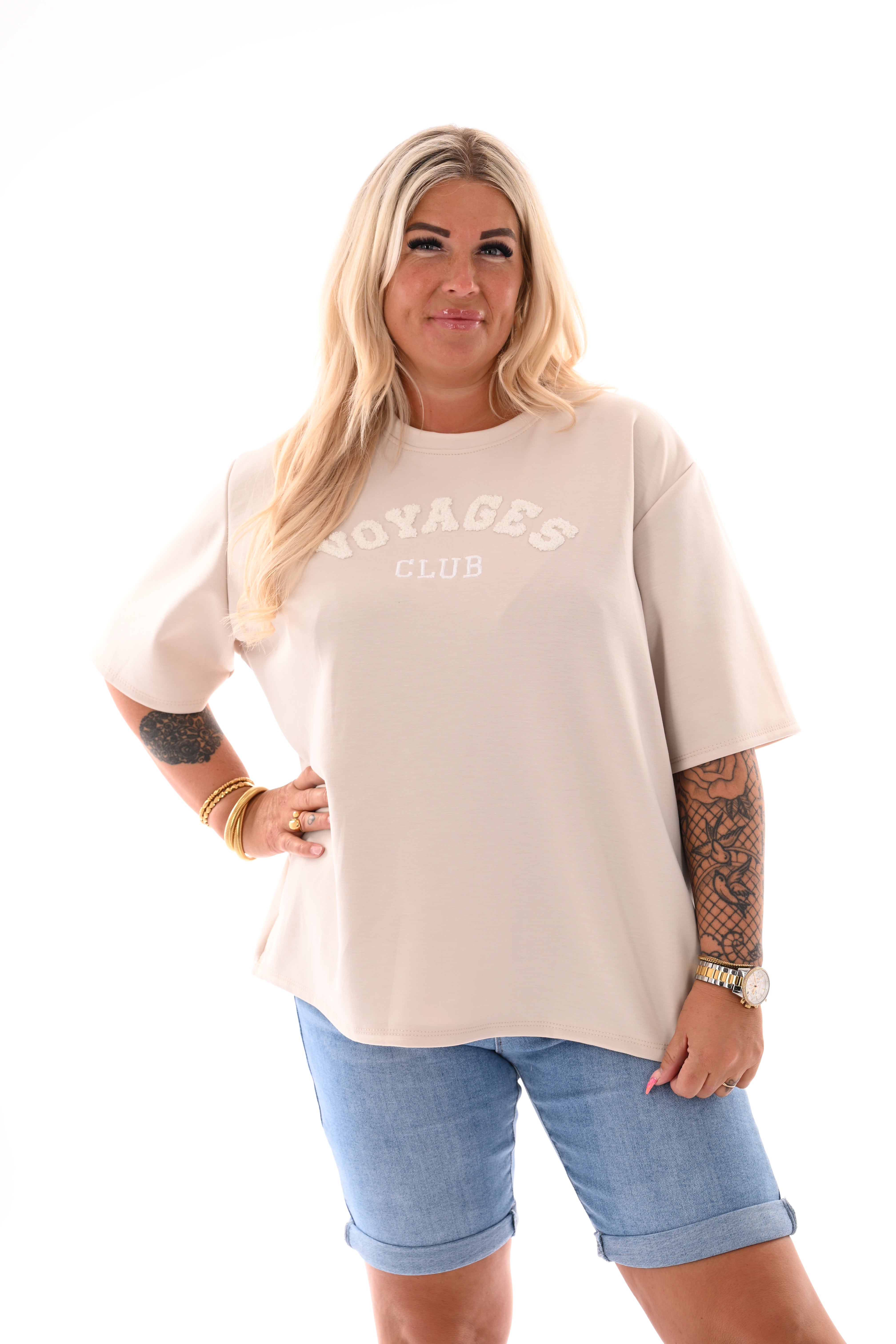 Top Voyage club beige