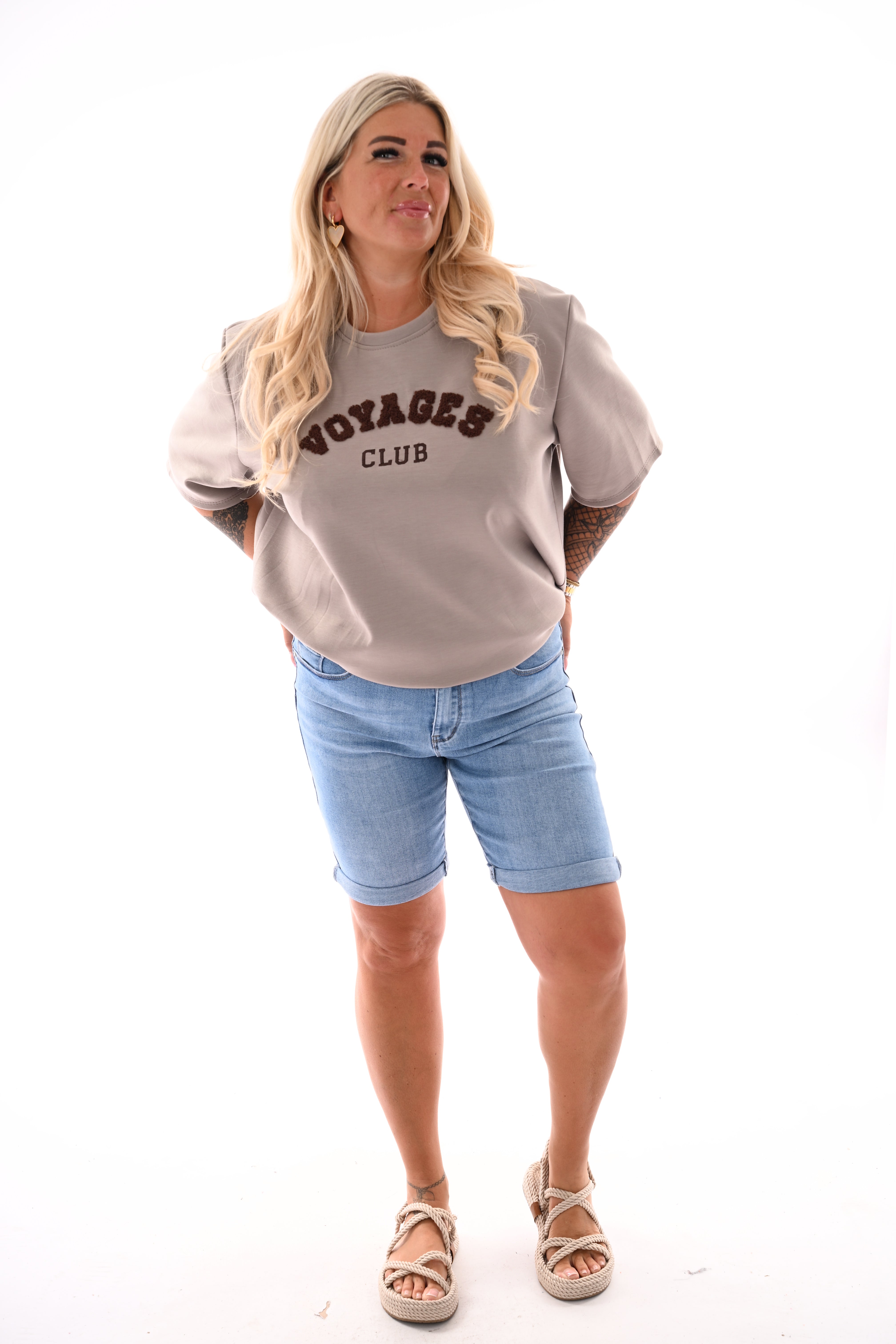 Top Voyage club taupe