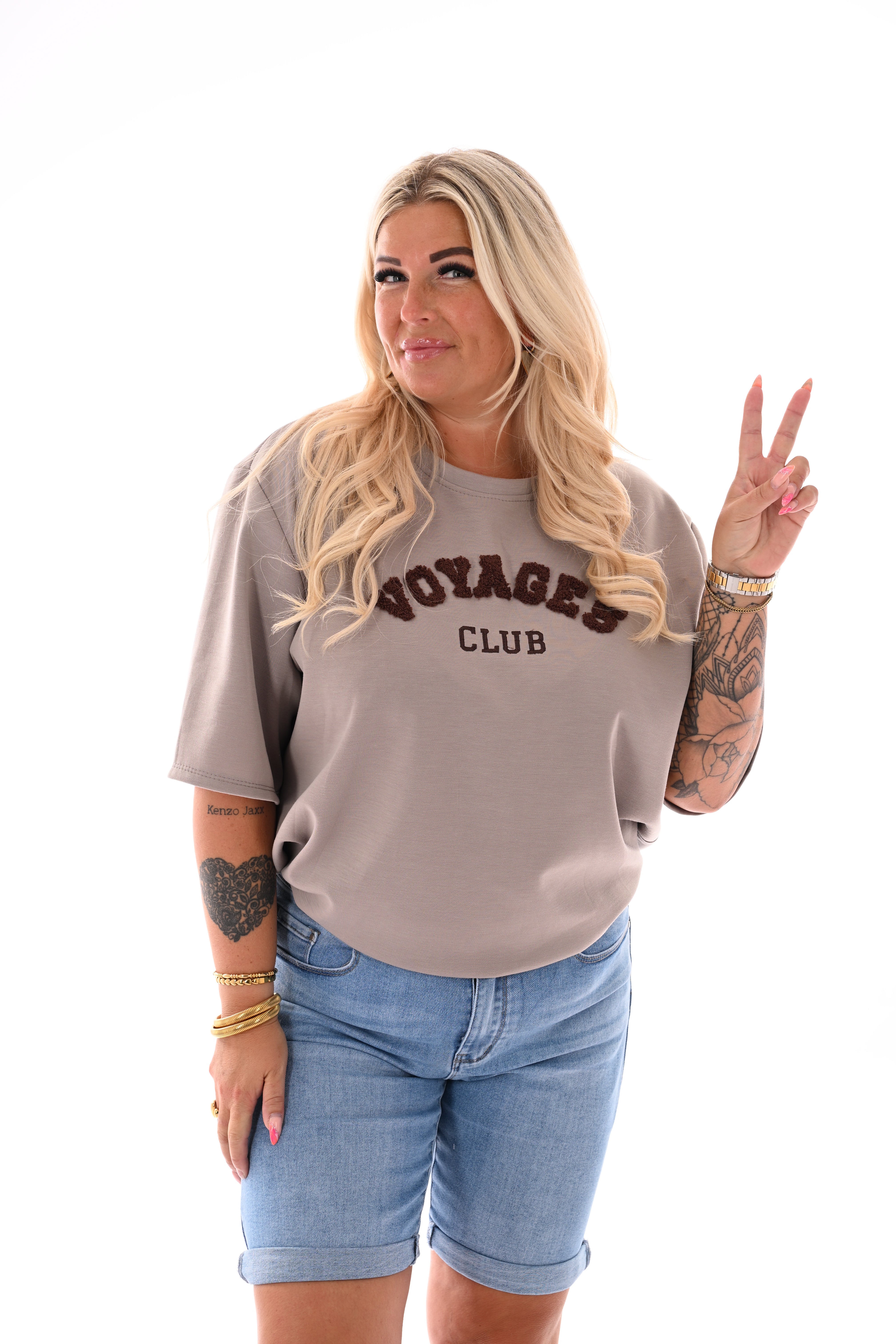 Top Voyage club taupe
