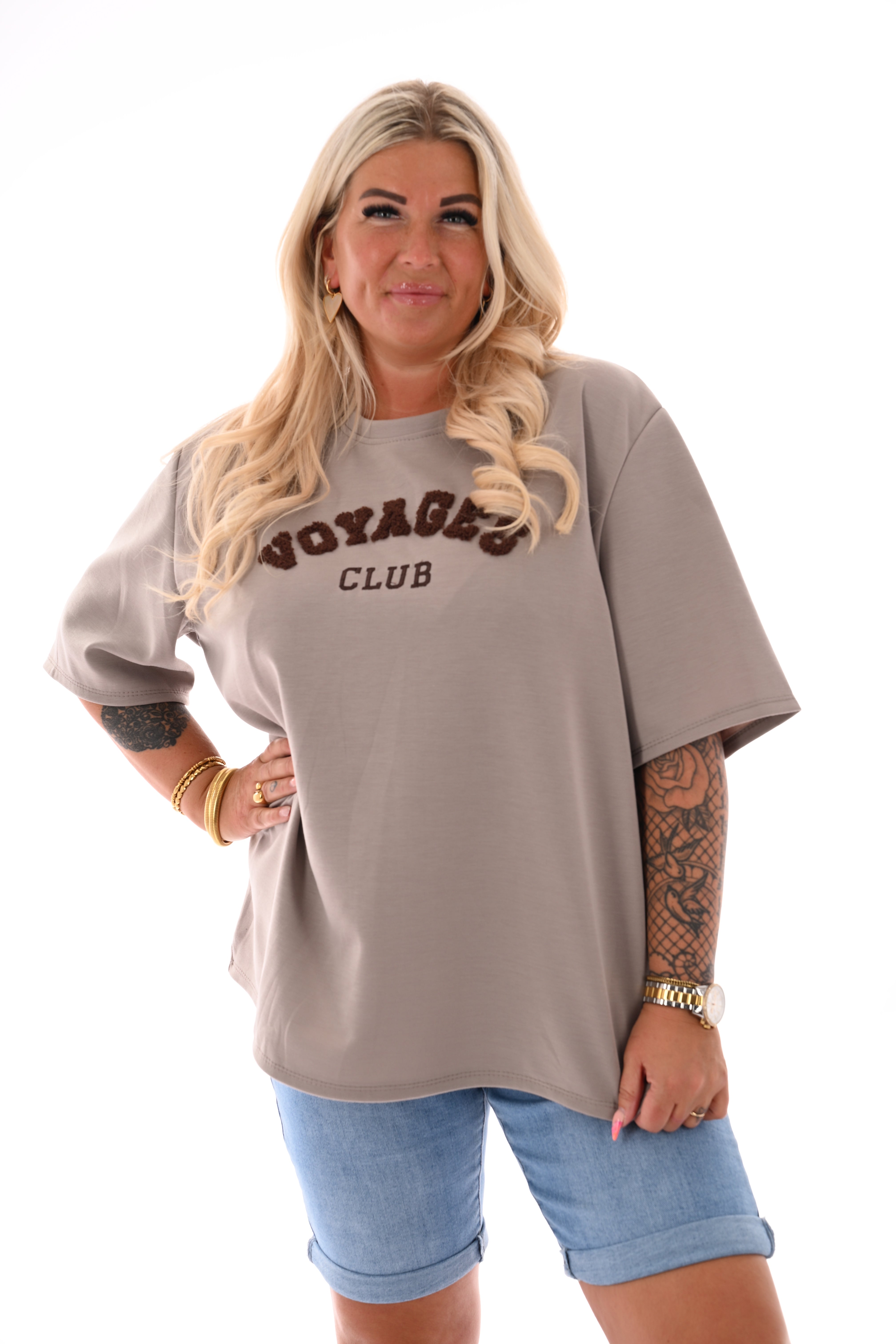 Top Voyage club taupe