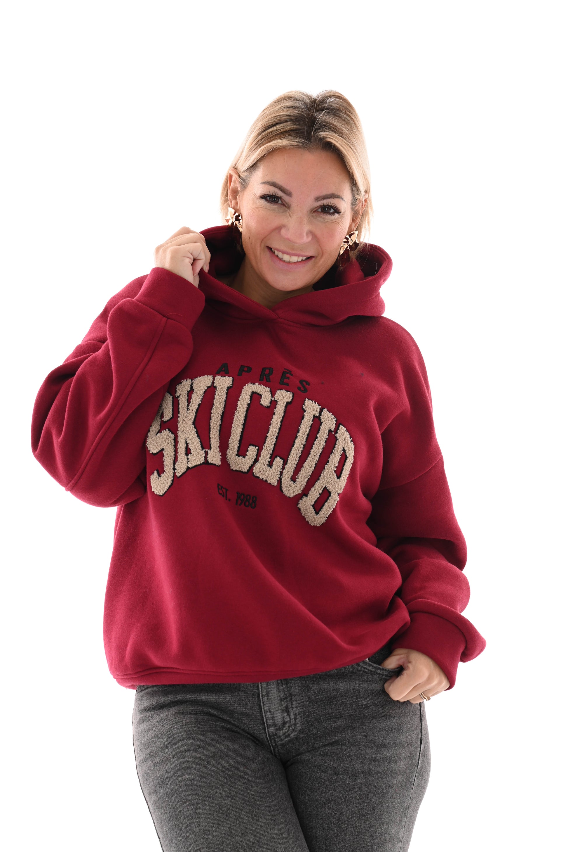 Hoodie apres skiclub bordeaux