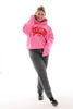 Hoodie apres skiclub roze