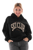 Hoodie apres skiclub zwart