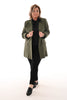 Blazer oversized legergroen