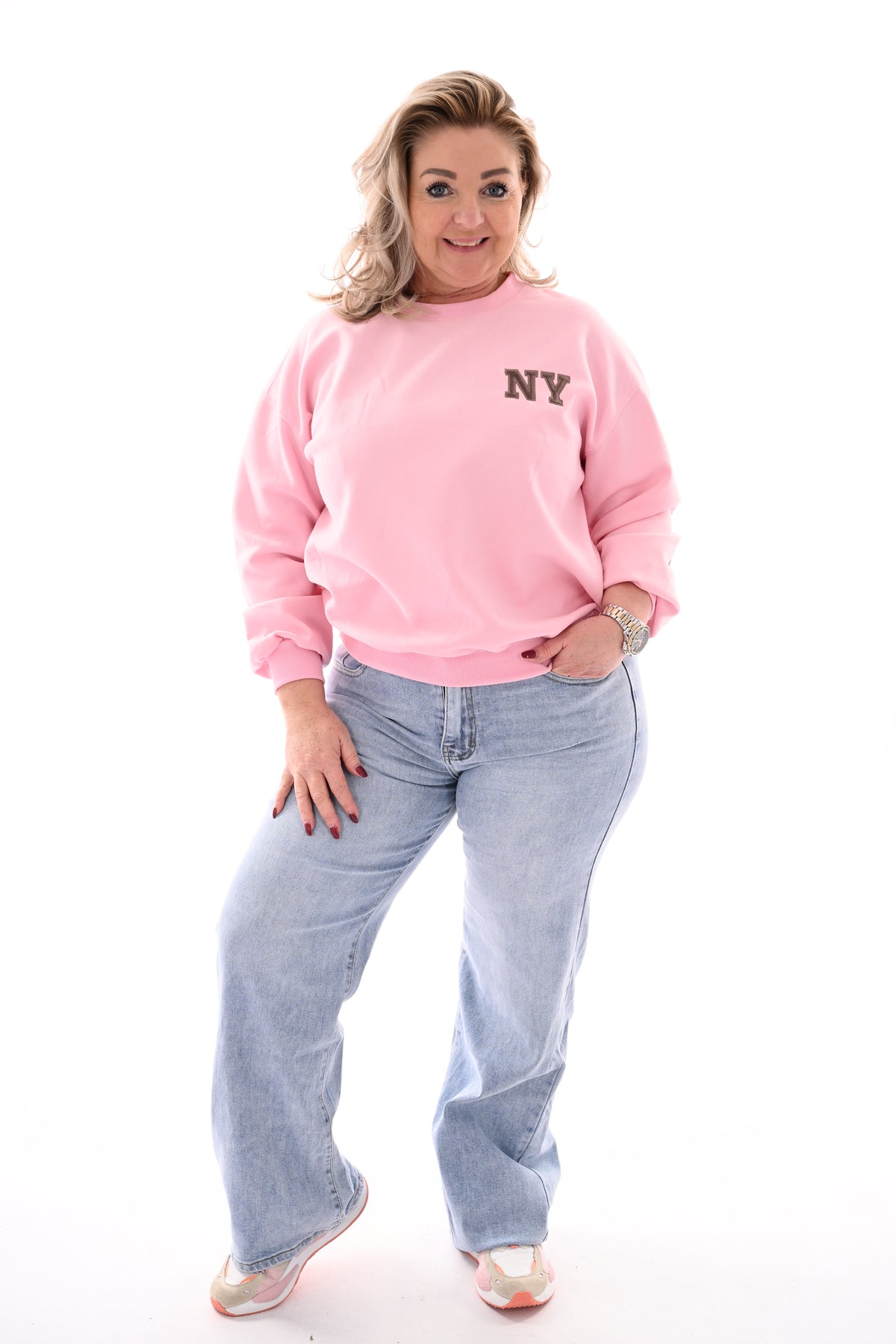 G-smack jeans wide leg lichtblauw