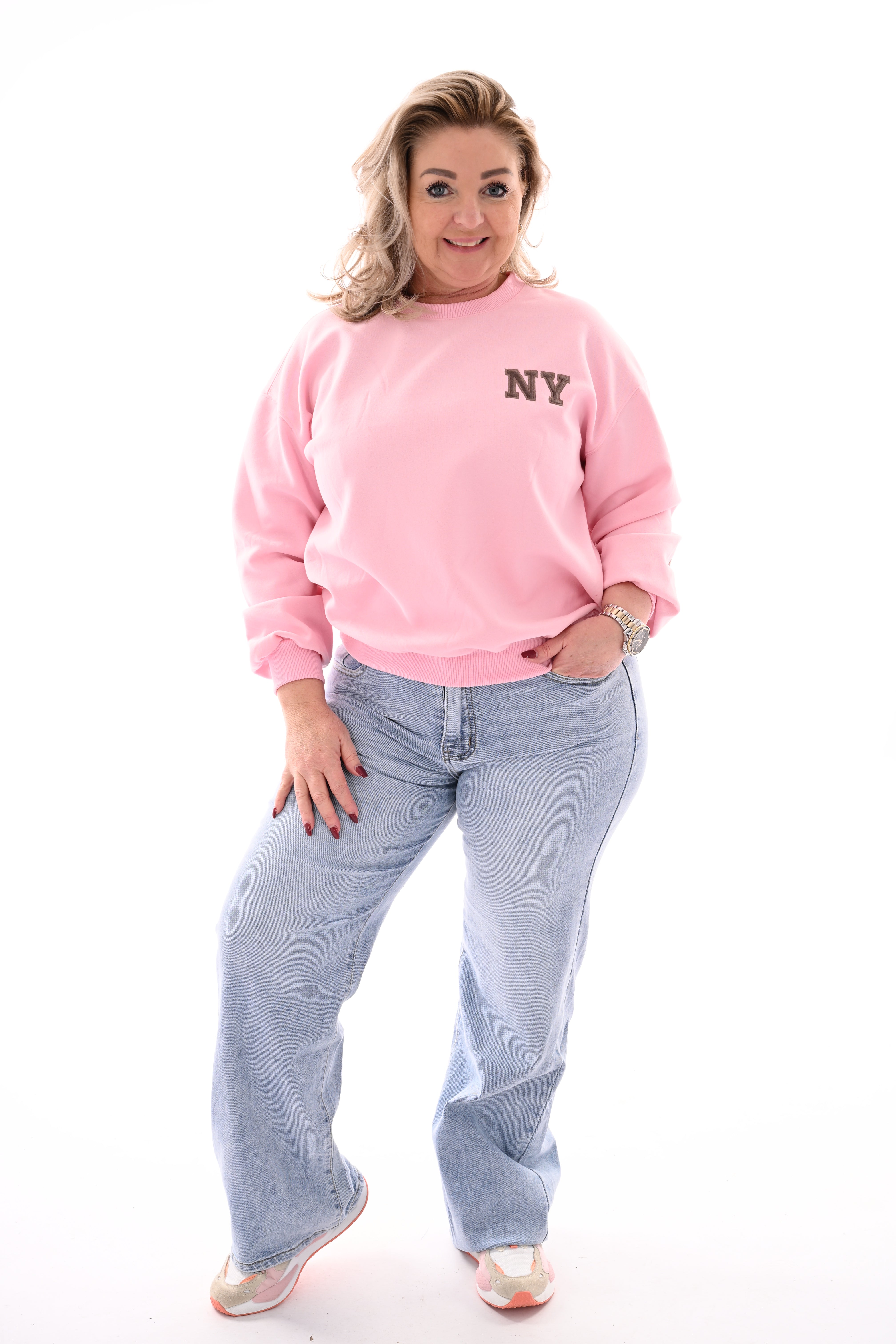 G-smack jeans wide leg lichtblauw