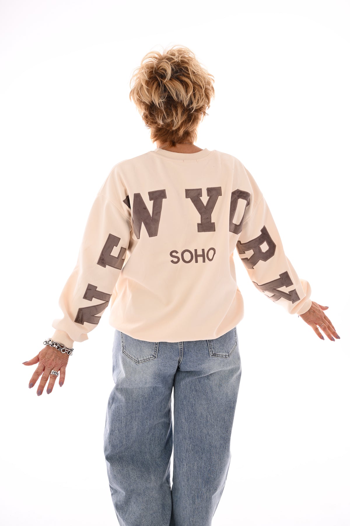 Sweater New York Soho creme