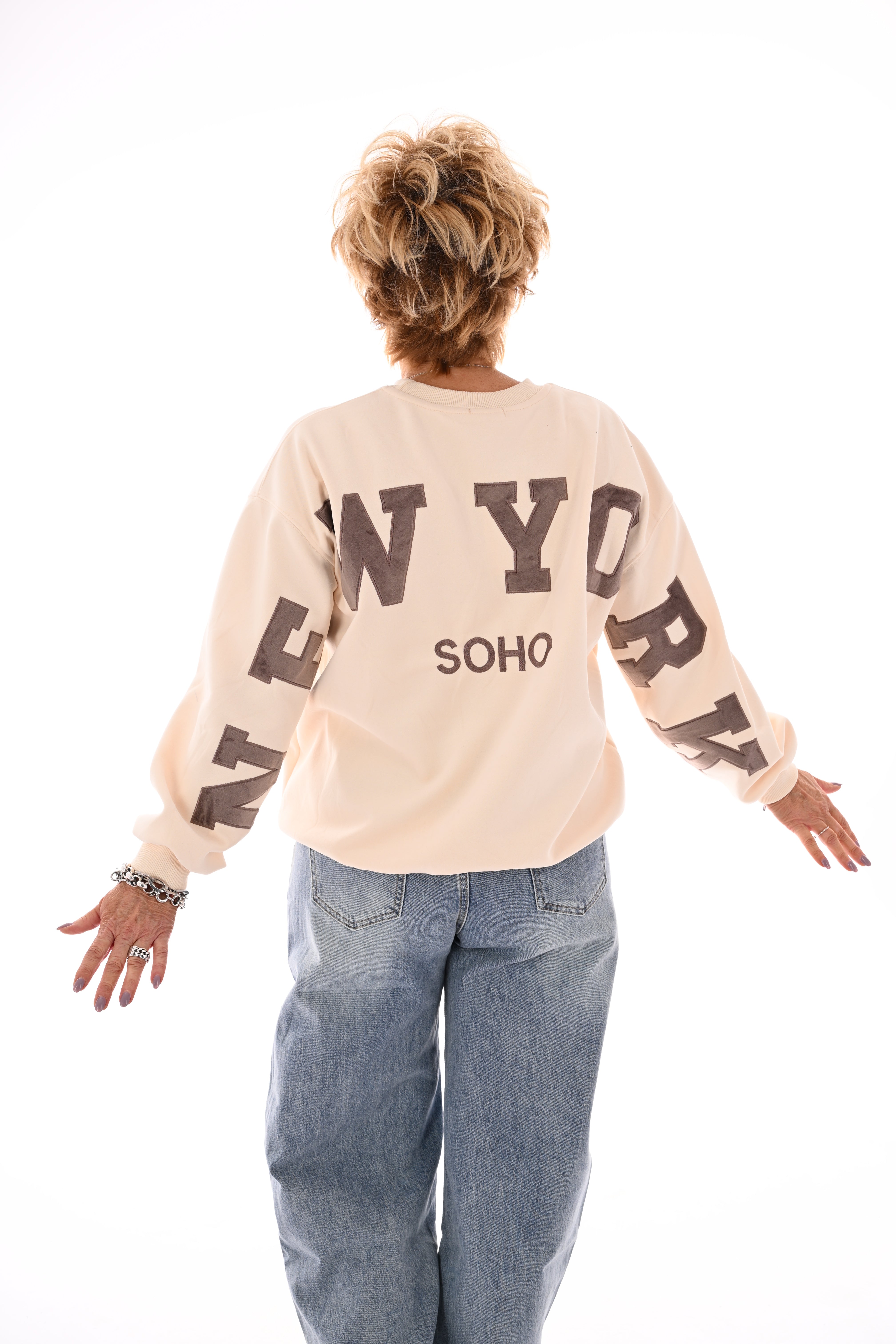 Sweater New York Soho creme