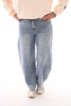 Monday jeans straight leg stonewash blauw