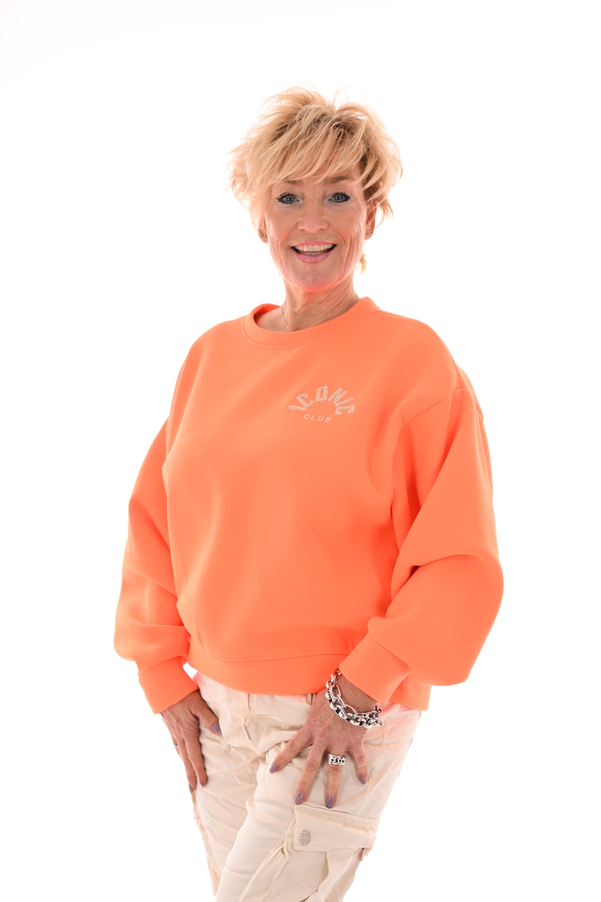 Sweater iconic club feloranje