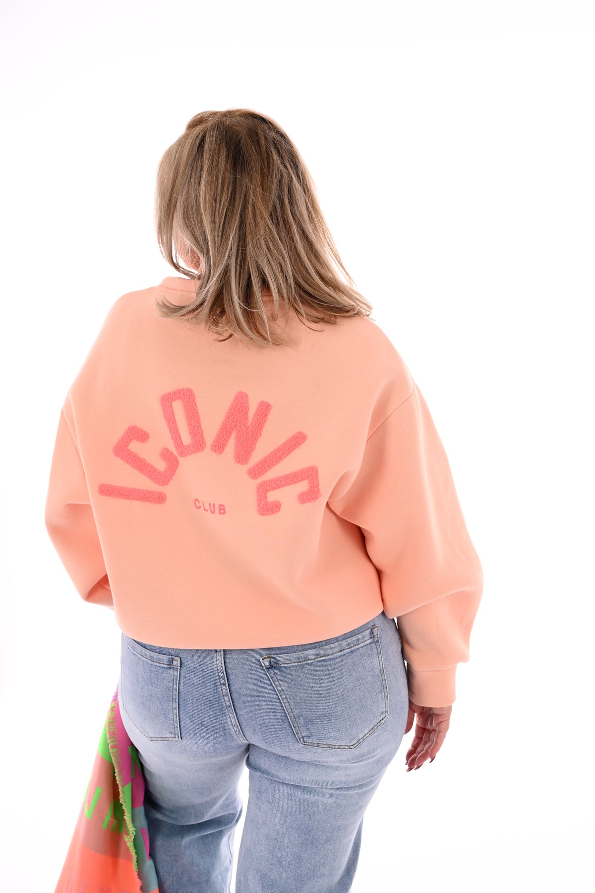 Sweater iconic club peach