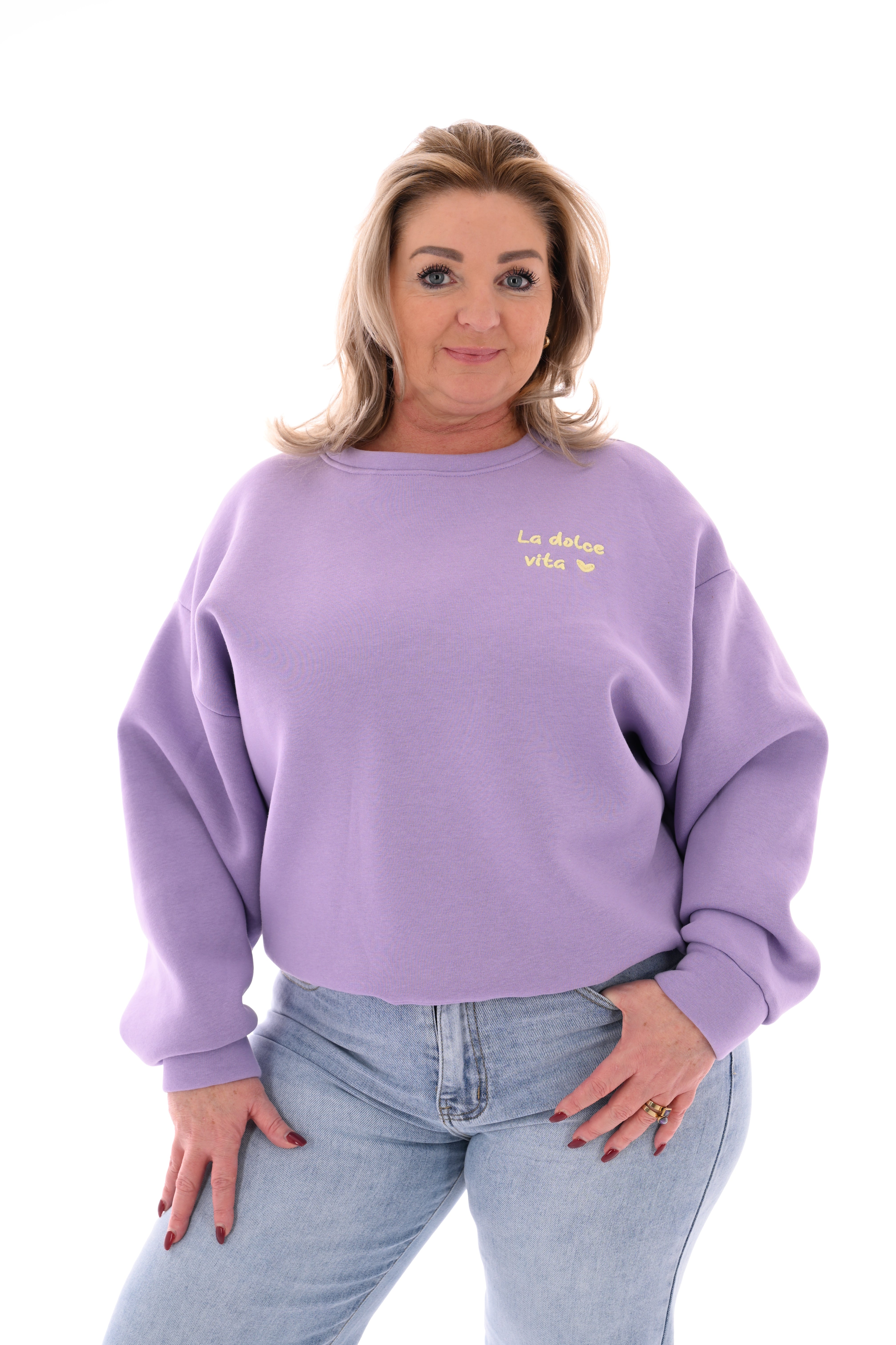 Sweater la dolce vita lila
