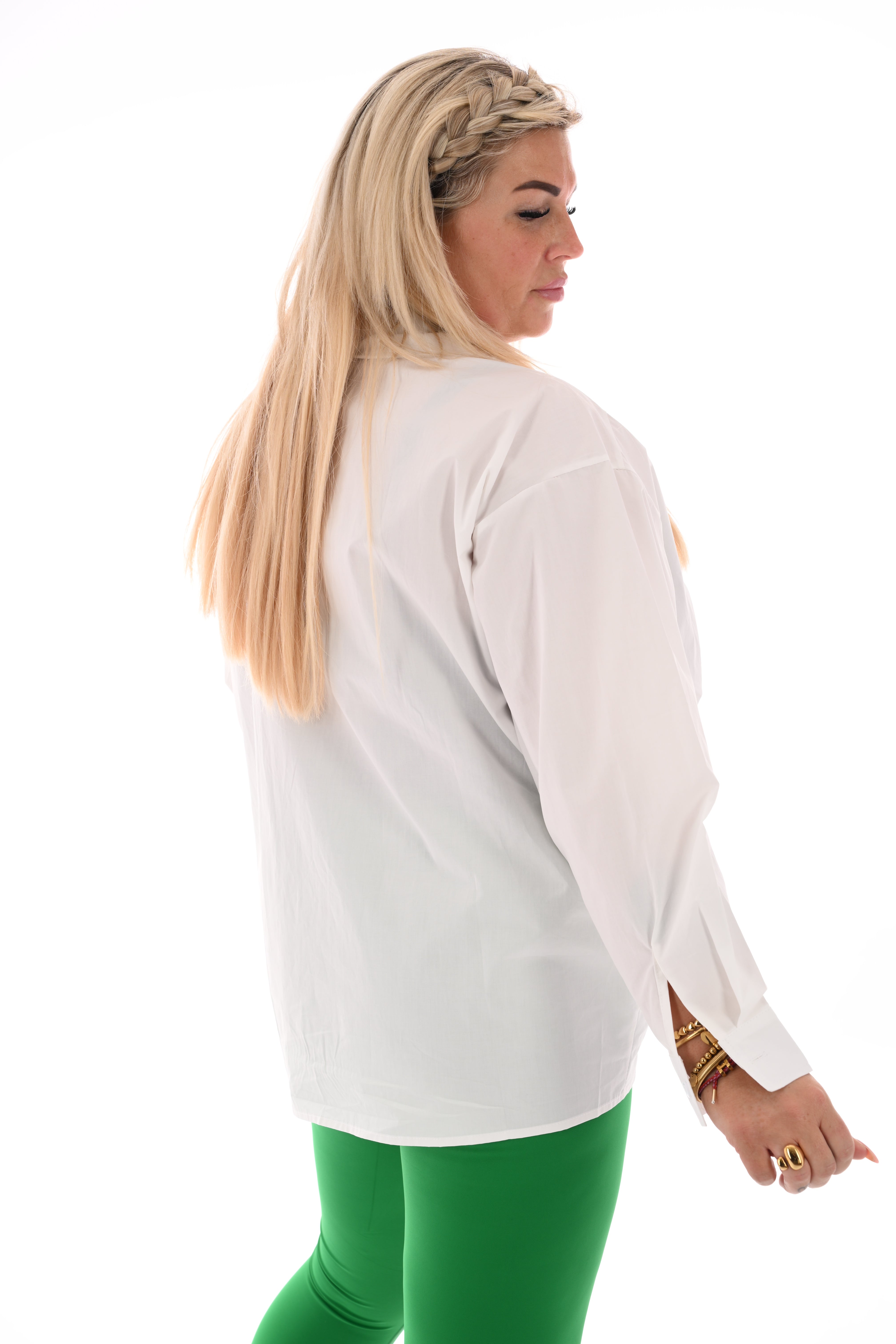 Blouse met hartjes wit