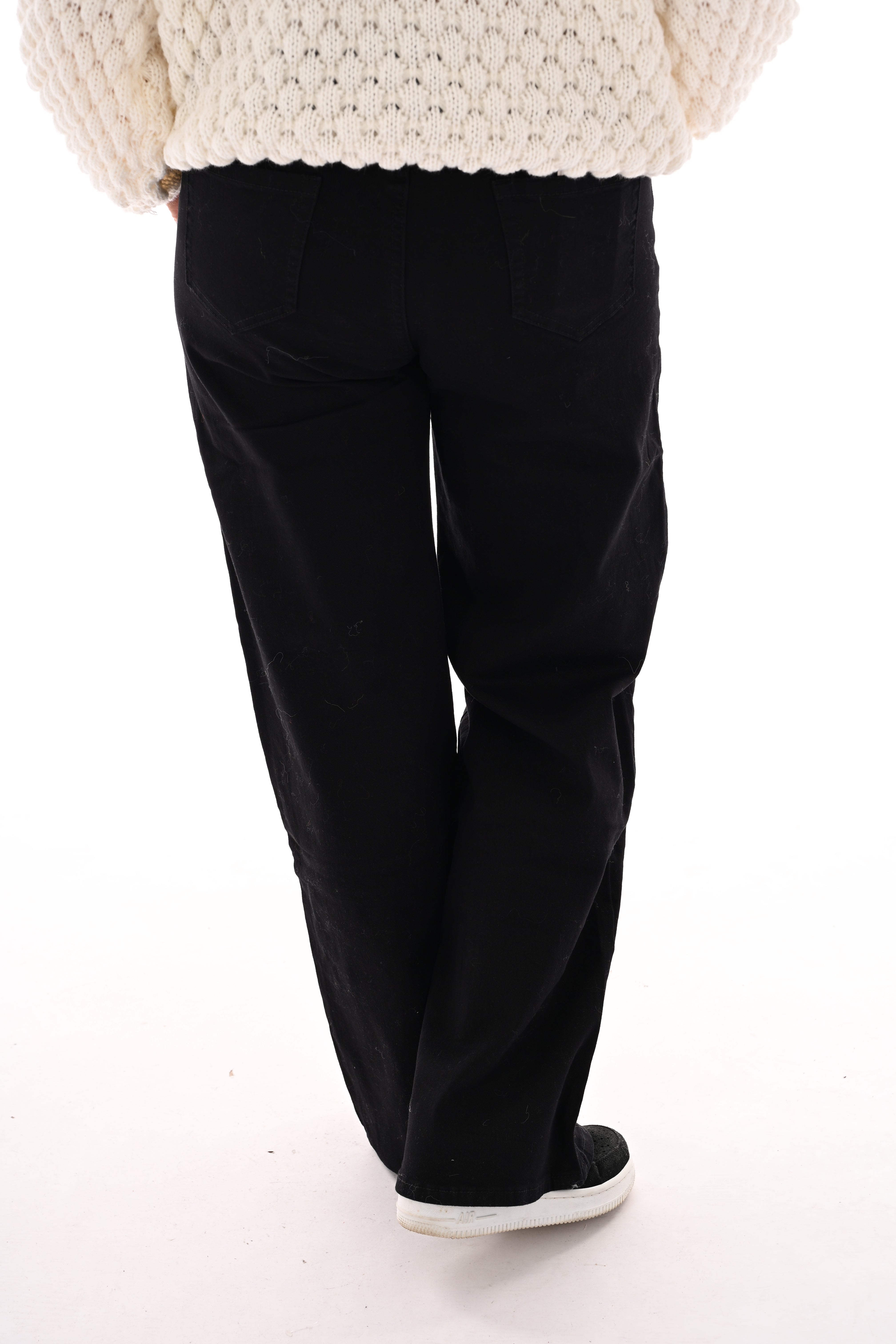 G-smack wide leg jeans zwart