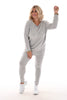 Comfy pak deluxe met bies grijs