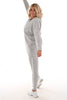Comfy pak deluxe met bies grijs