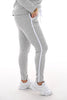 Comfy pak deluxe met bies grijs