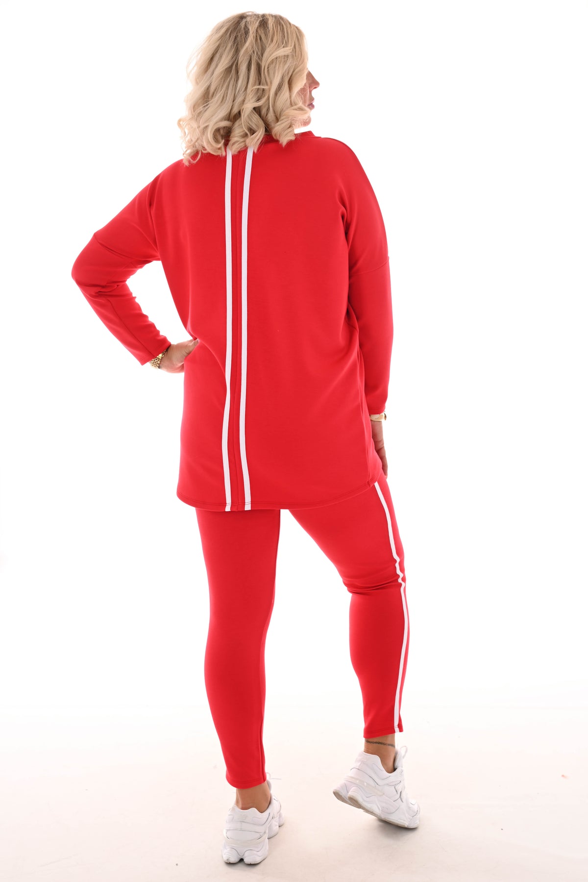Comfy pak deluxe met bies rood