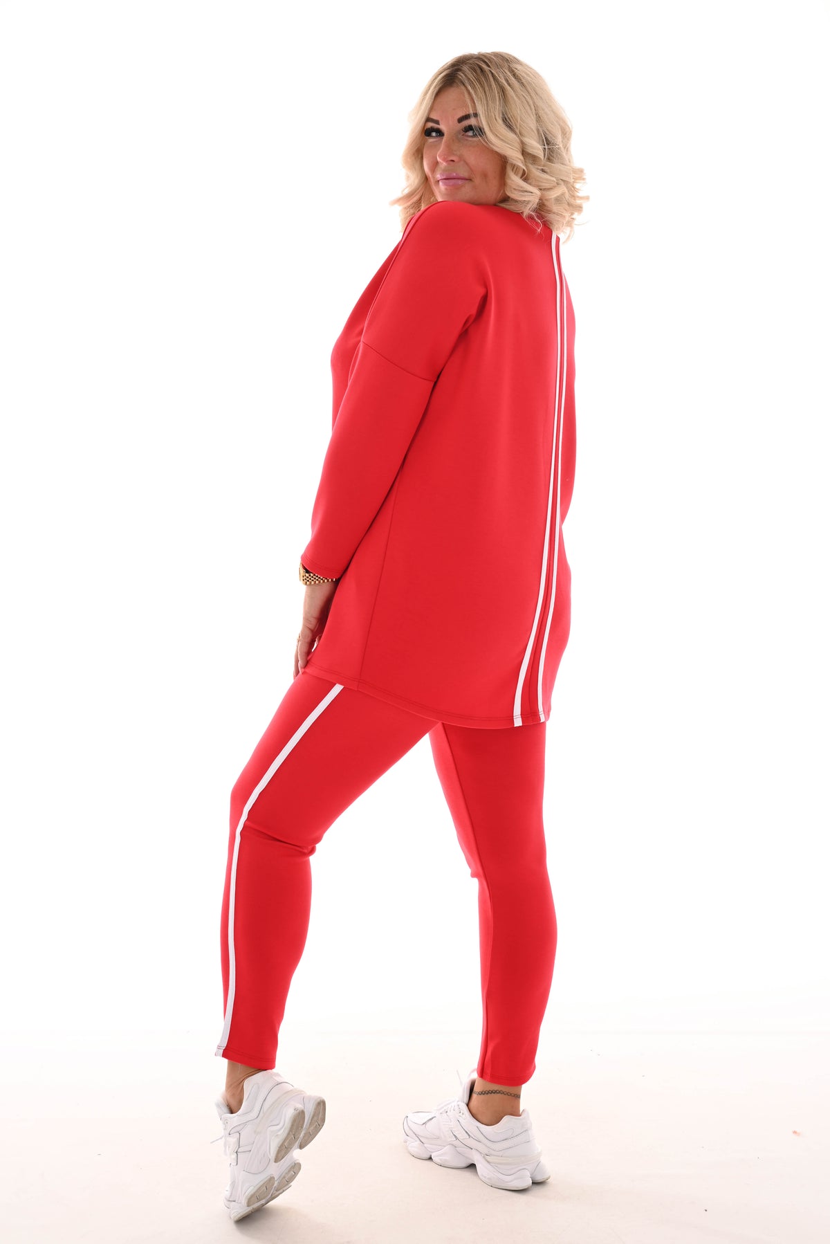 Comfy pak deluxe met bies rood