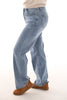 Hello Miss dad fit full length blauw