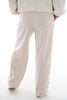 Wijde broek met sterren bies beige
