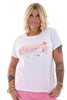 T-shirt California roze