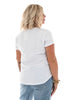 T-shirt hartjes blauw