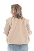 Gilet wavy teddy beige