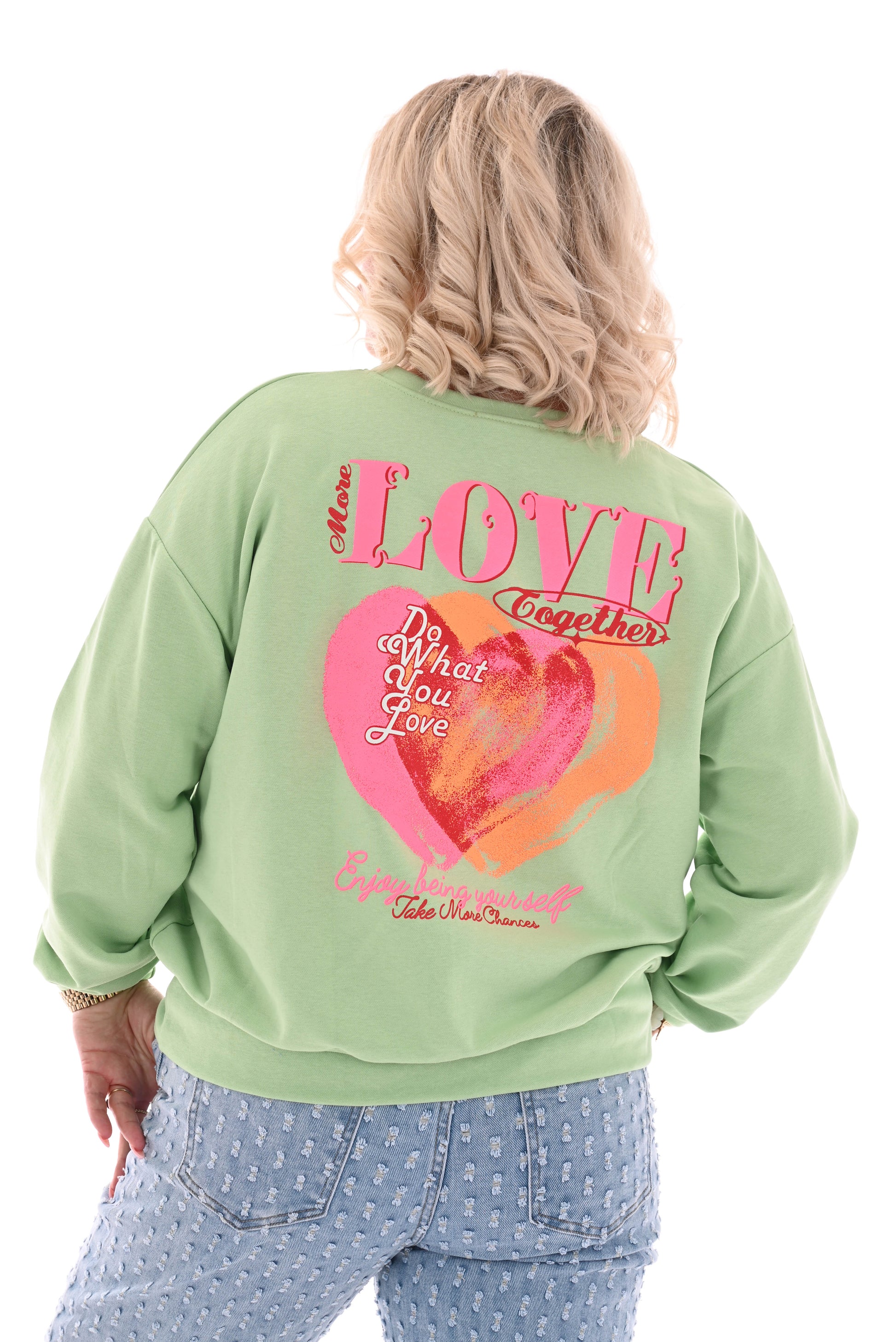 Sweater love together pistache