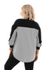 Sweater met fijne streep zwart