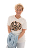 T-shirt panter smiley wit