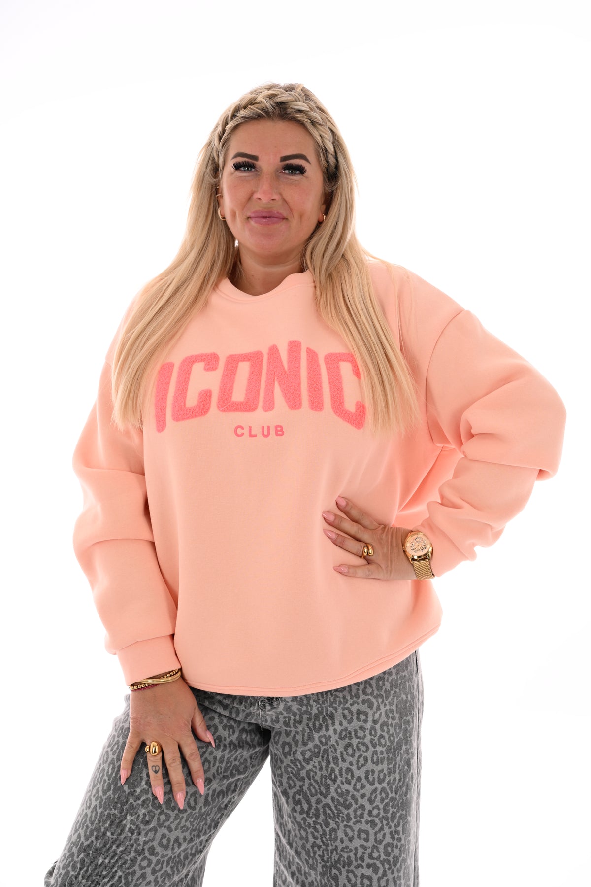 Sweater Iconic peach