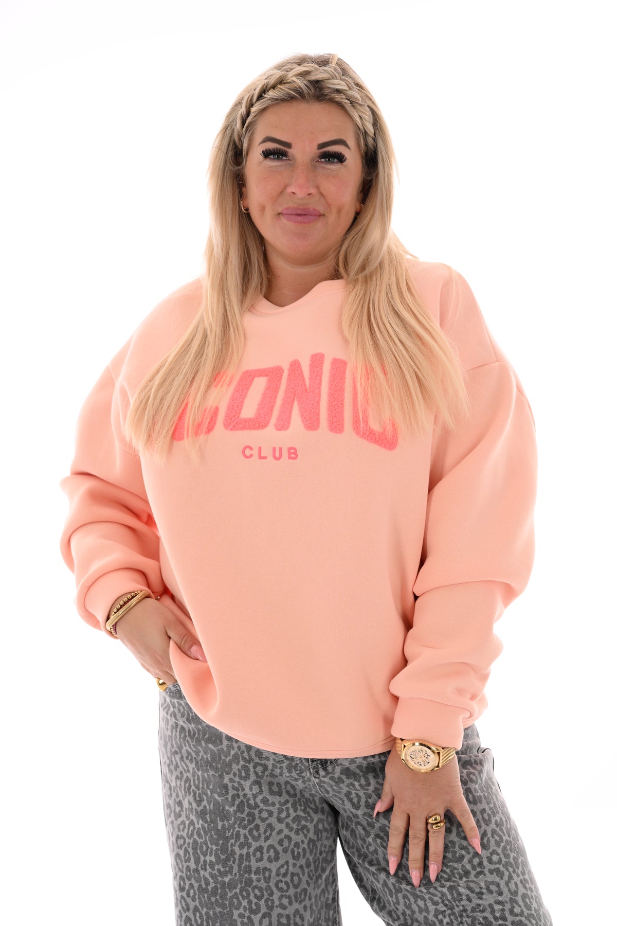 Sweater Iconic peach