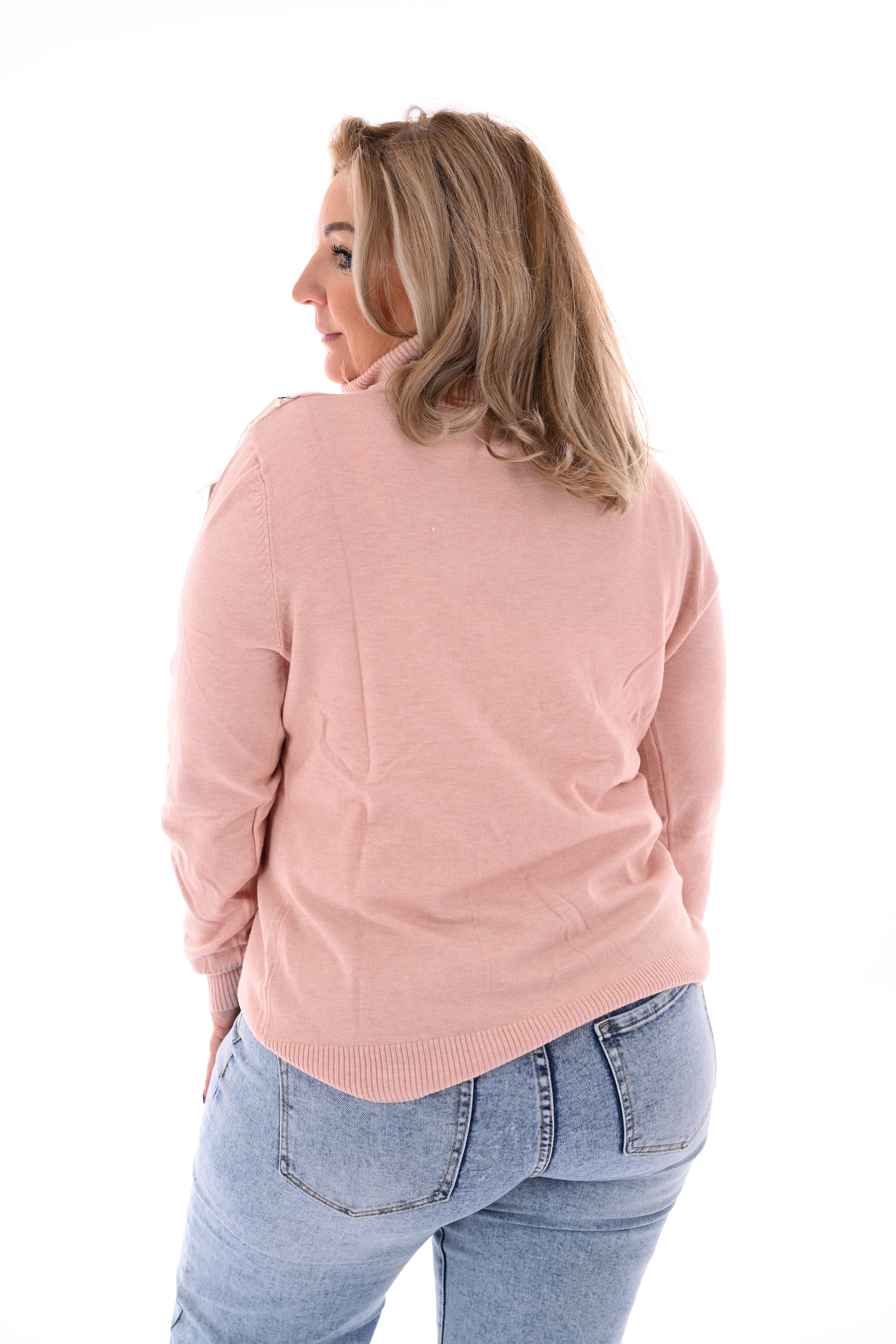 Effen coltrui lichtroze