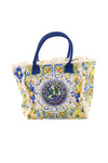 Strandtas print citroenen