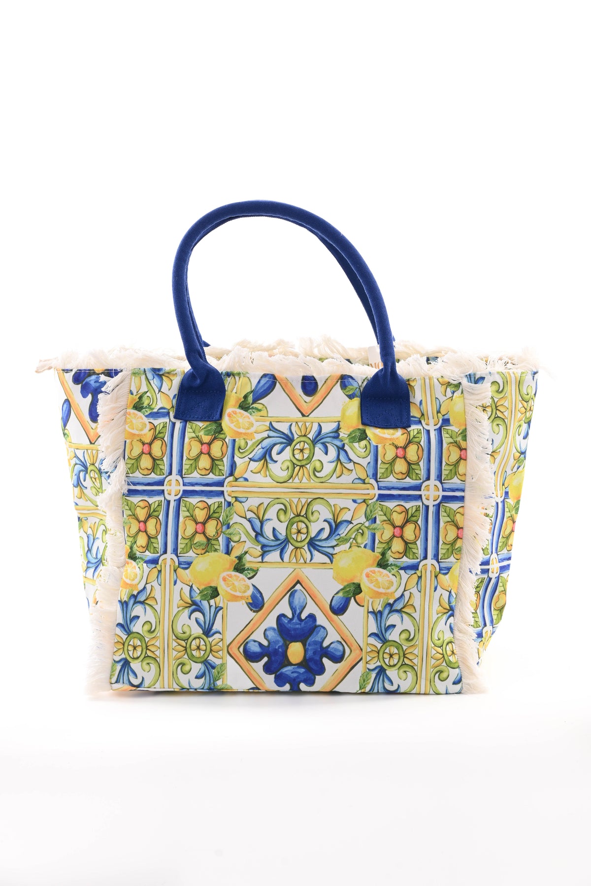 Strandtas print citroenen