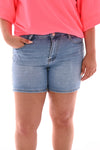 g-smack spijker short destroyed blauw