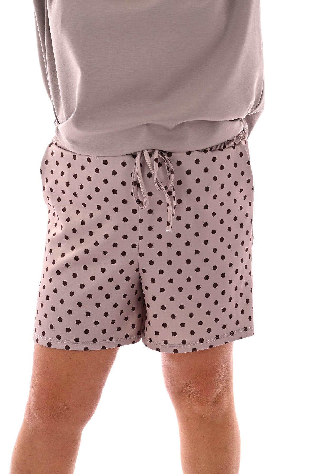 Twinset dots taupe