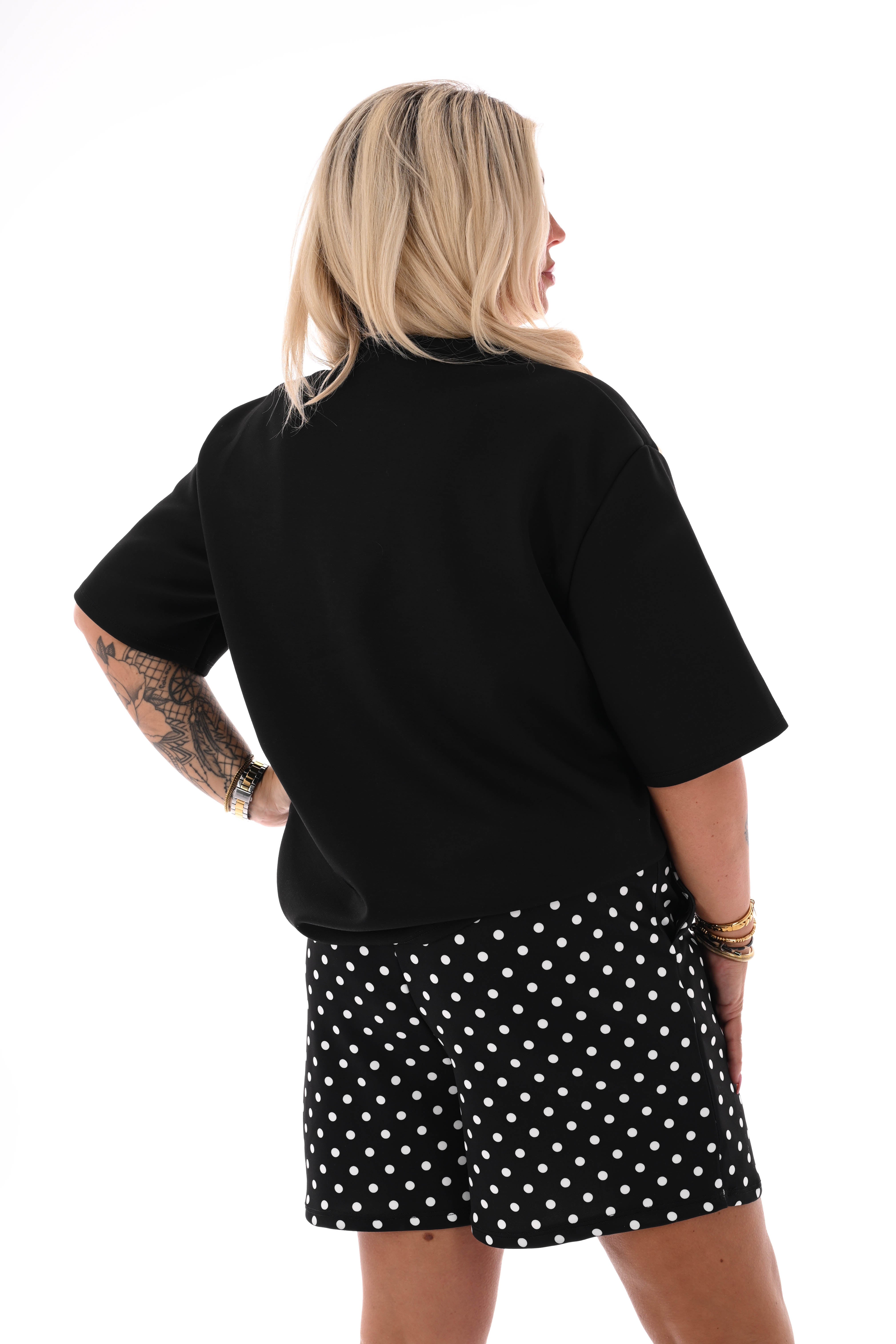 Twinset dots zwart