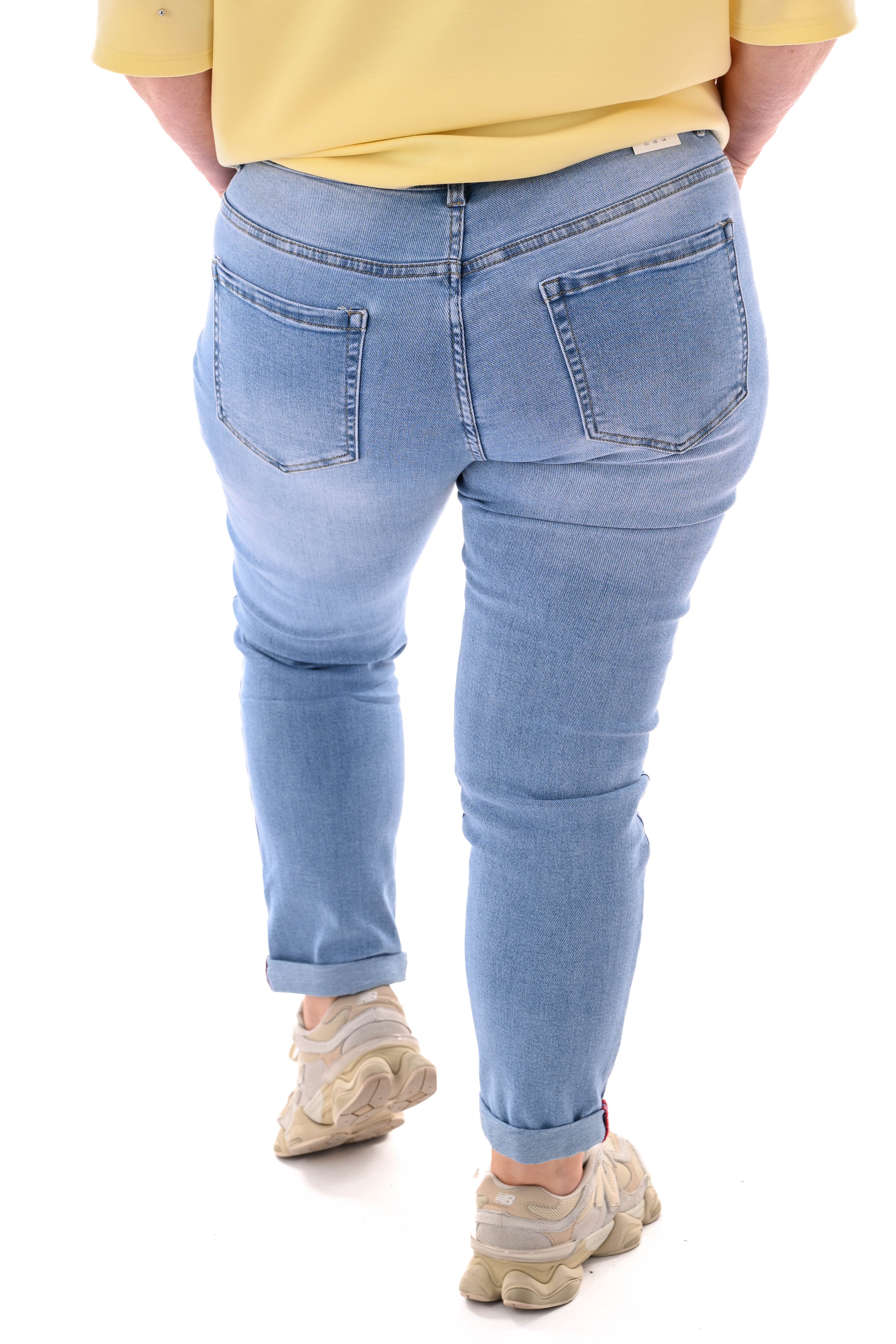 G-smack momfit dubbele lus lichtblauw