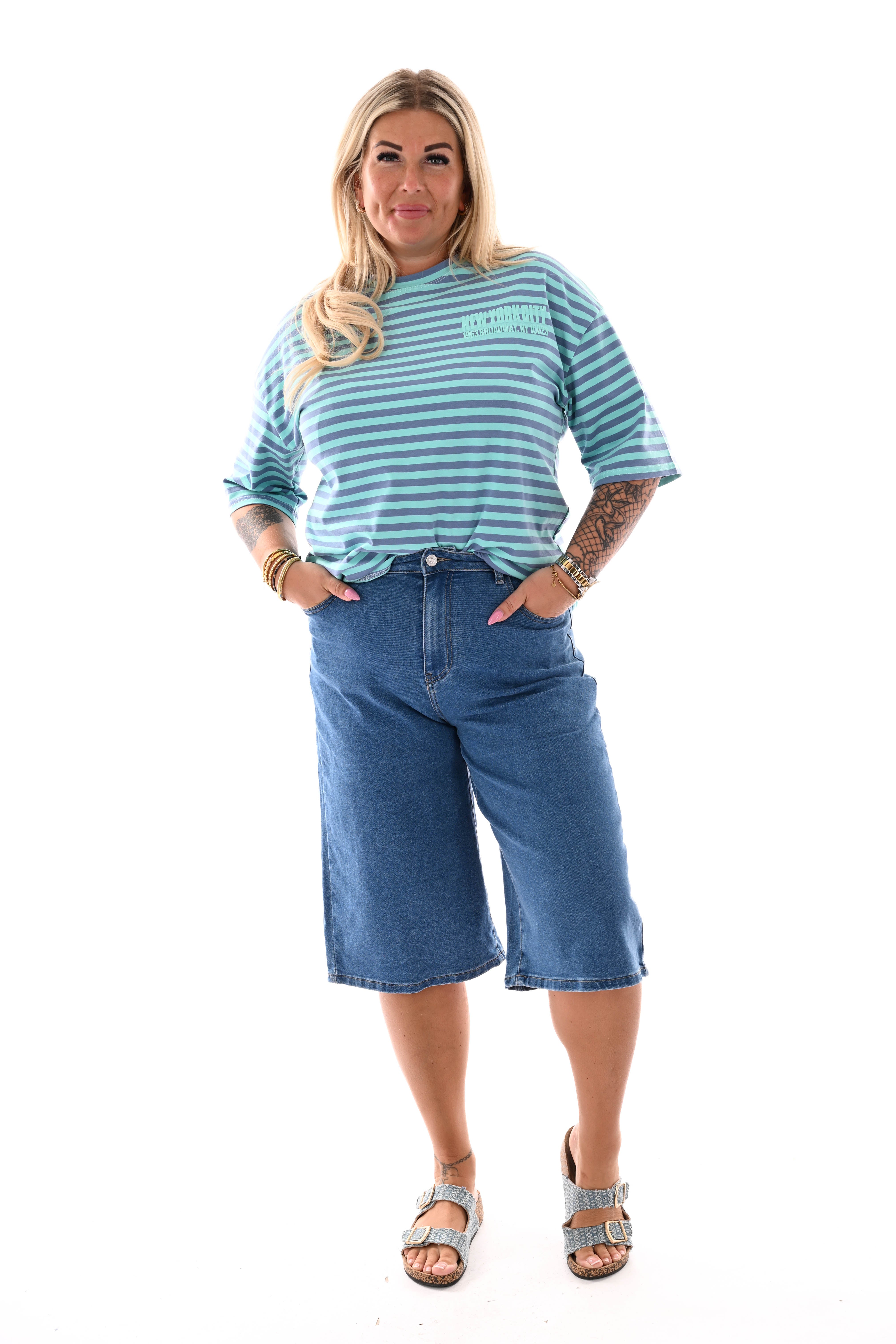 Laulia bermuda middenblauw